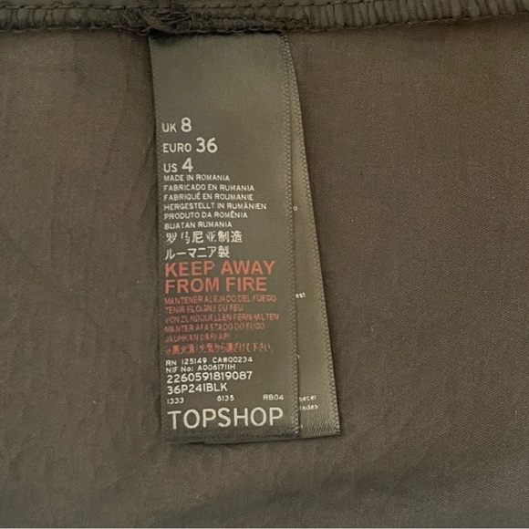 Topshop Croc Effect Plunge Romper - Picture 8 of 8